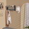 Sorbus Floating Wall Shelf with Hooks for Entryway, Bathroom, Bedroom, Kitchen, or Mudroom